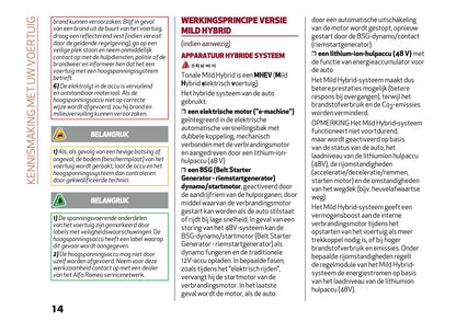 2024-2025 Alfa Romeo Tonale Owner's Manual | Dutch