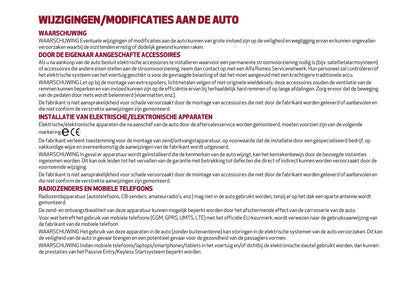 2024-2025 Alfa Romeo Tonale Owner's Manual | Dutch