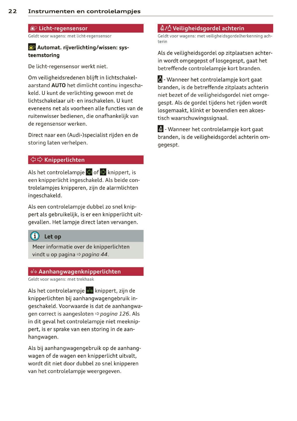 2012 Audi A1 Owner's Manual | Dutch