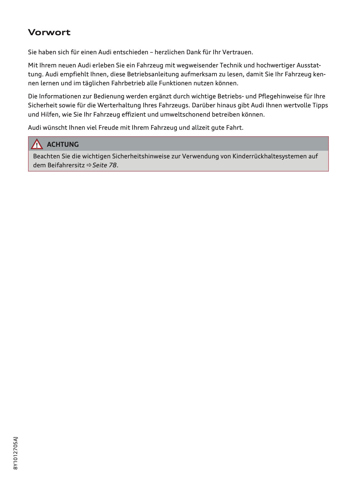 2025-2026 Audi A3 Owner's Manual | German