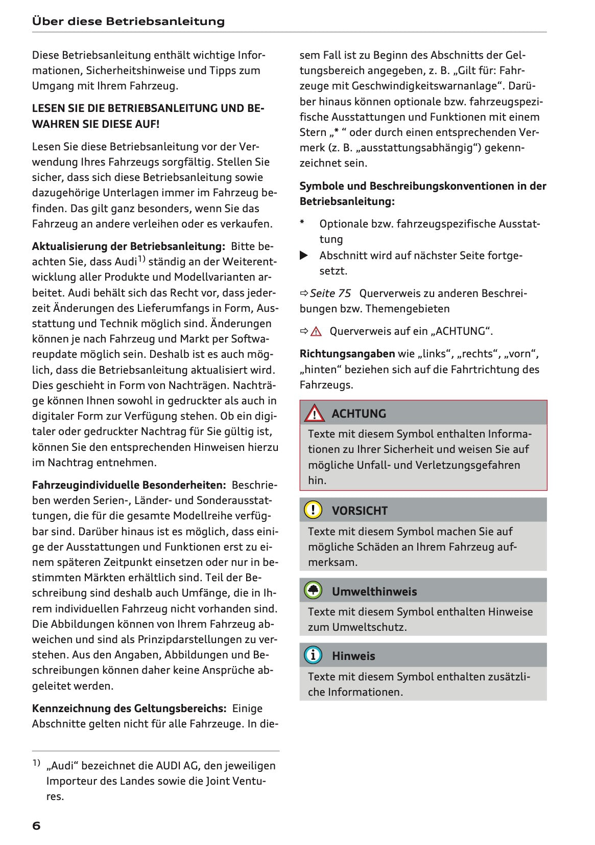 2025-2026 Audi A3 Owner's Manual | German