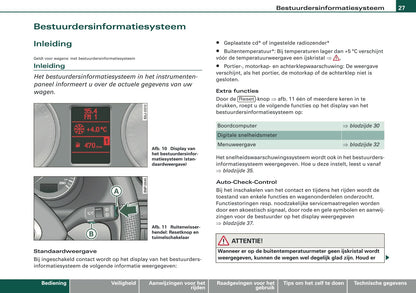 2007-2008 Audi A3 Owner's Manual | Dutch