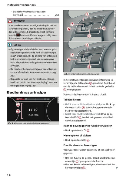 2020-2021 Audi A3 Owner's Manual | Dutch