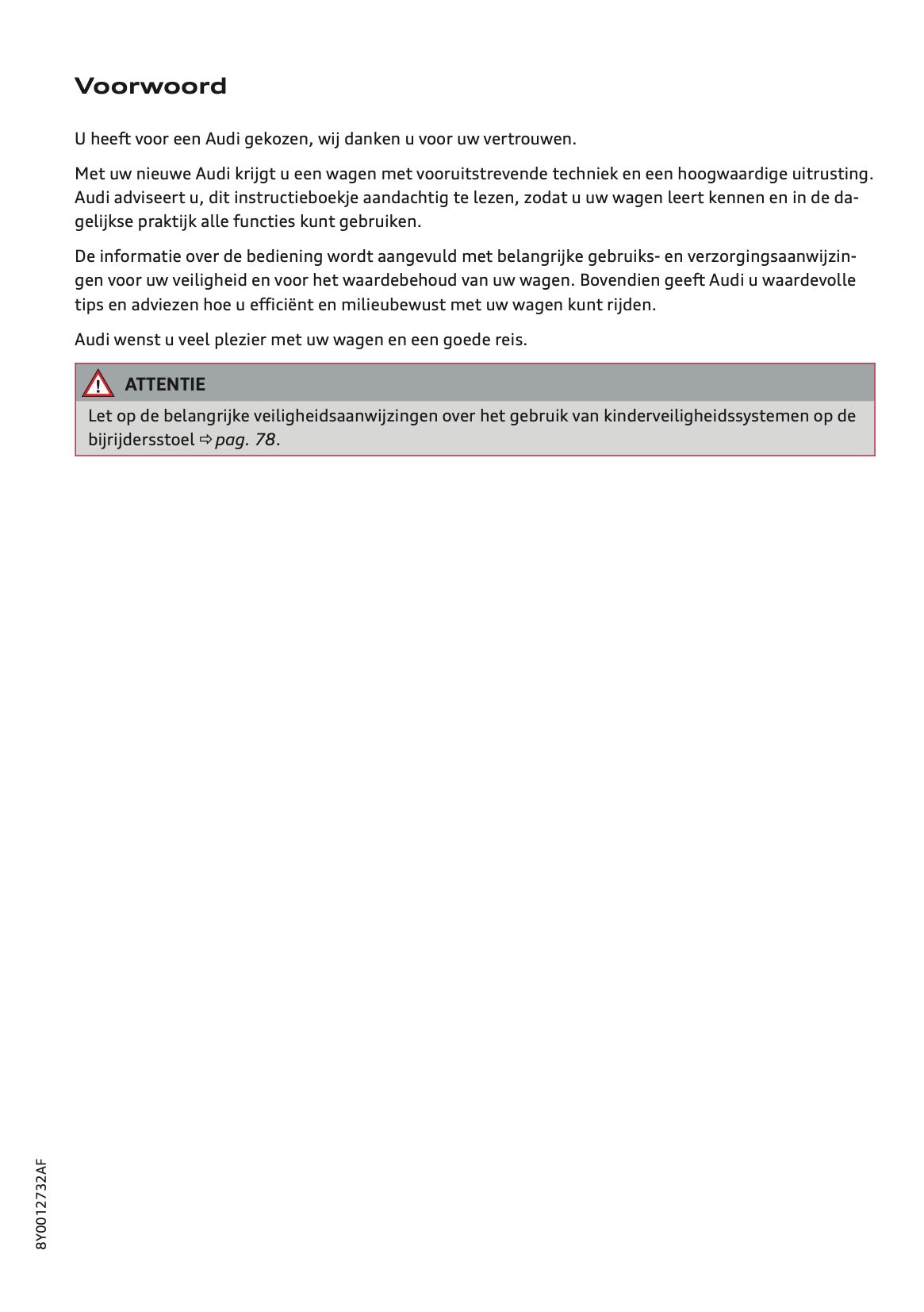 2020-2021 Audi A3 Owner's Manual | Dutch