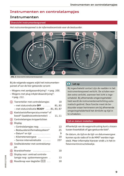 2016 Audi A3/S3 Owner's Manual | Dutch