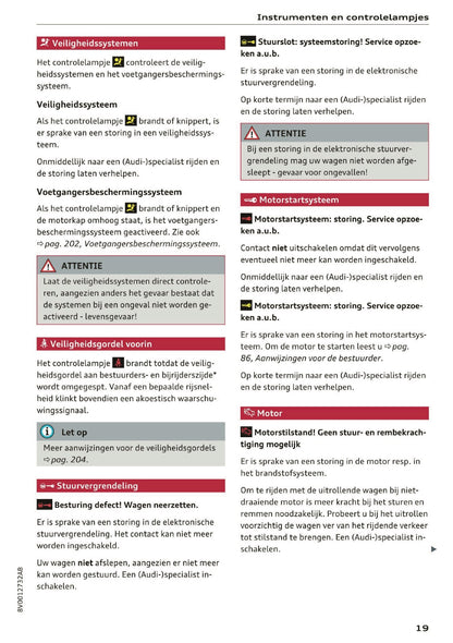 2016 Audi A3/S3 Owner's Manual | Dutch