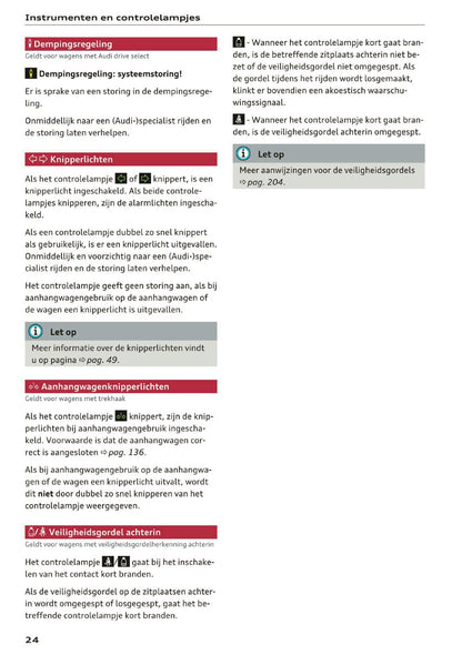 2016 Audi A3/S3 Owner's Manual | Dutch