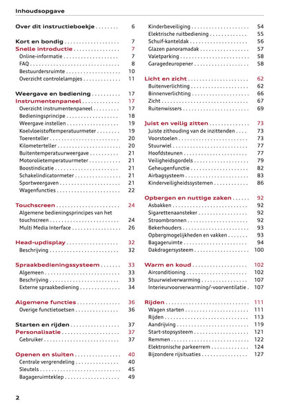2021-2022 Audi A4 Owner's Manual | Dutch