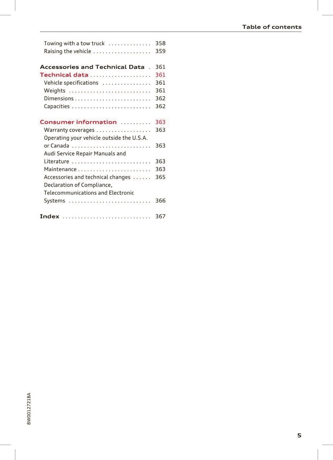 2017 Audi A4 Owner's Manual | English US