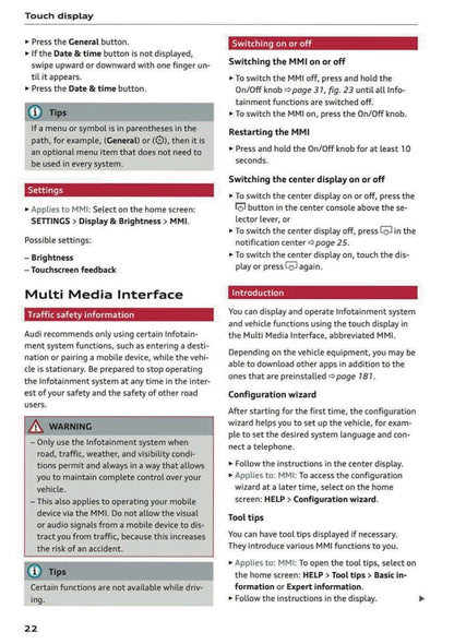 2024 Audi A4 Owner's Manual | English US