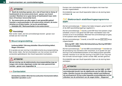 2008 Audi A5 Cabriolet Owner's Manual | Dutch