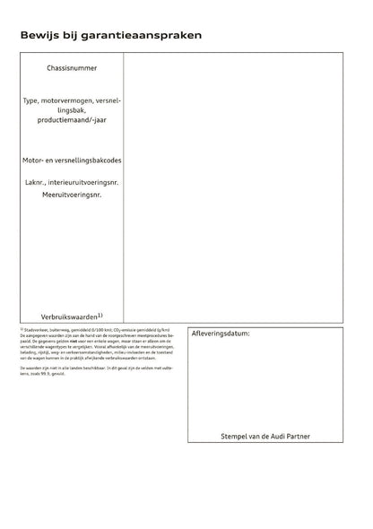 2019 Audi A5 Owner's Manual | Dutch