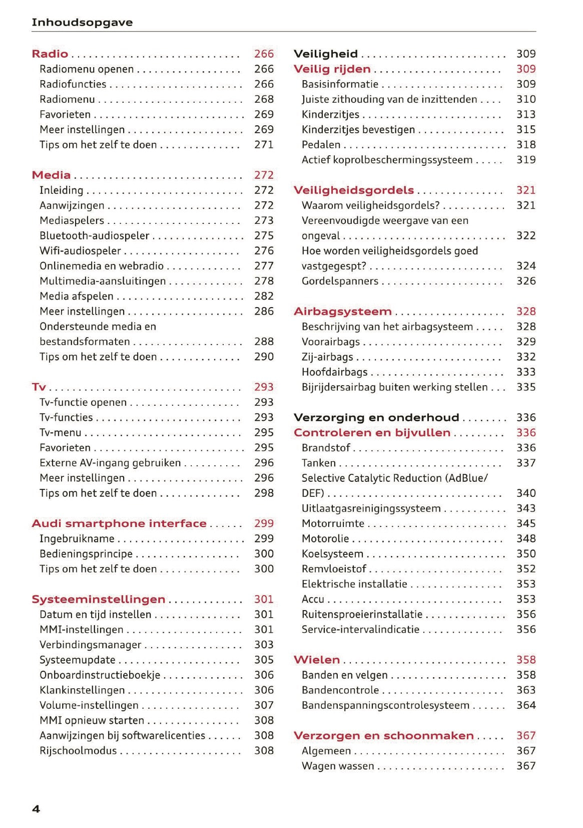 2019 Audi A5 Owner's Manual | Dutch