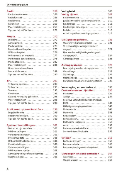 2019 Audi A5 Owner's Manual | Dutch