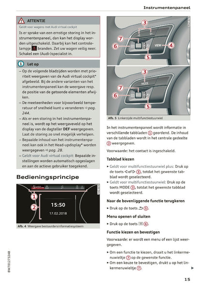 2020 Audi A5 Owner's Manual | Dutch