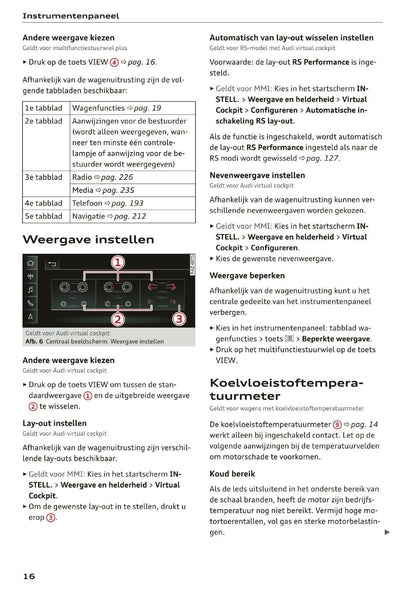 2020 Audi A5 Owner's Manual | Dutch