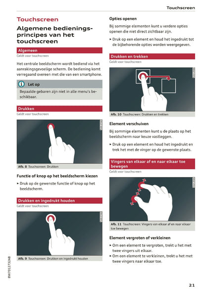 2020 Audi A5 Owner's Manual | Dutch