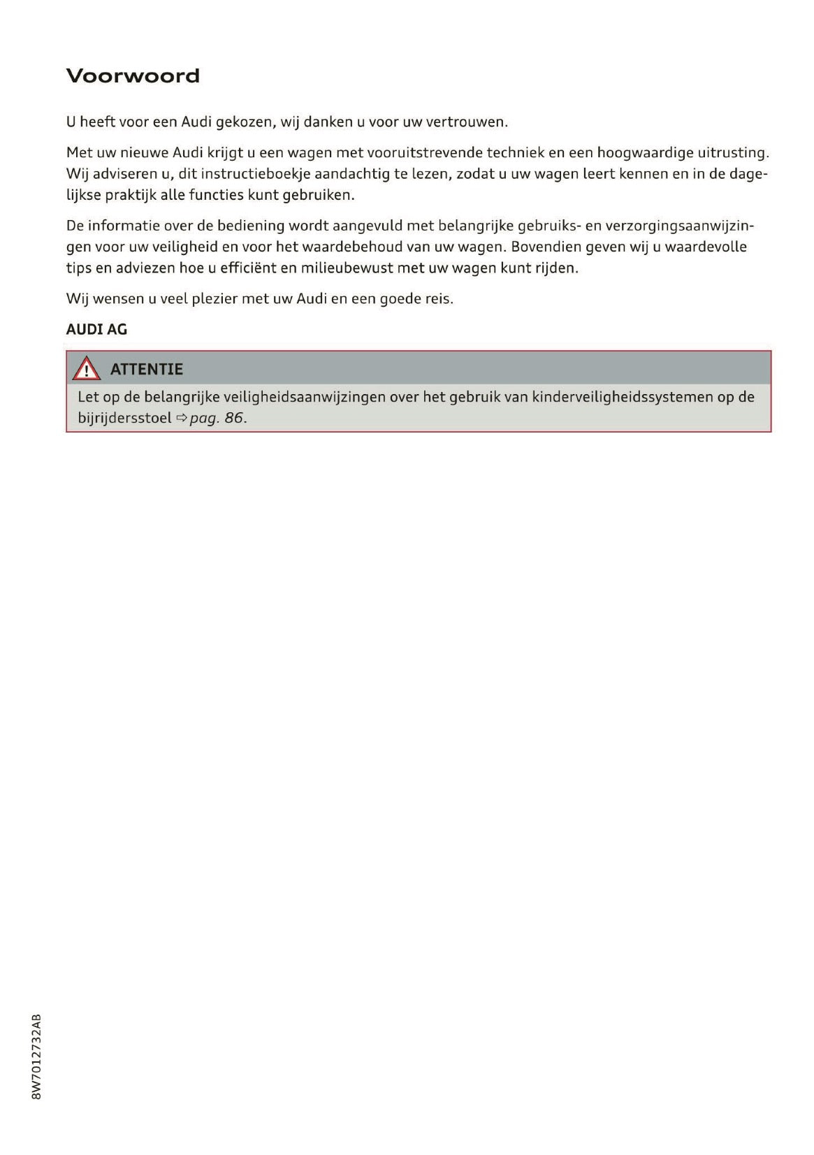 2020 Audi A5 Owner's Manual | Dutch