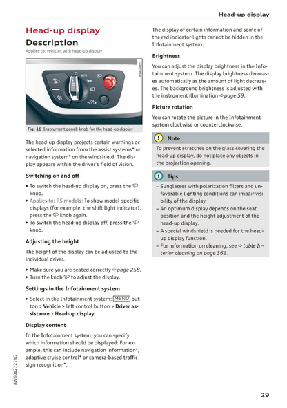 2019 Audi A5/S5 Owner's Manual | English