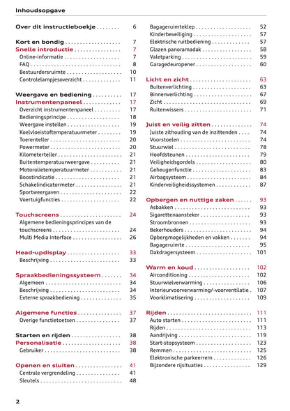 2022-2023 Audi A6 Owner's Manual | Dutch