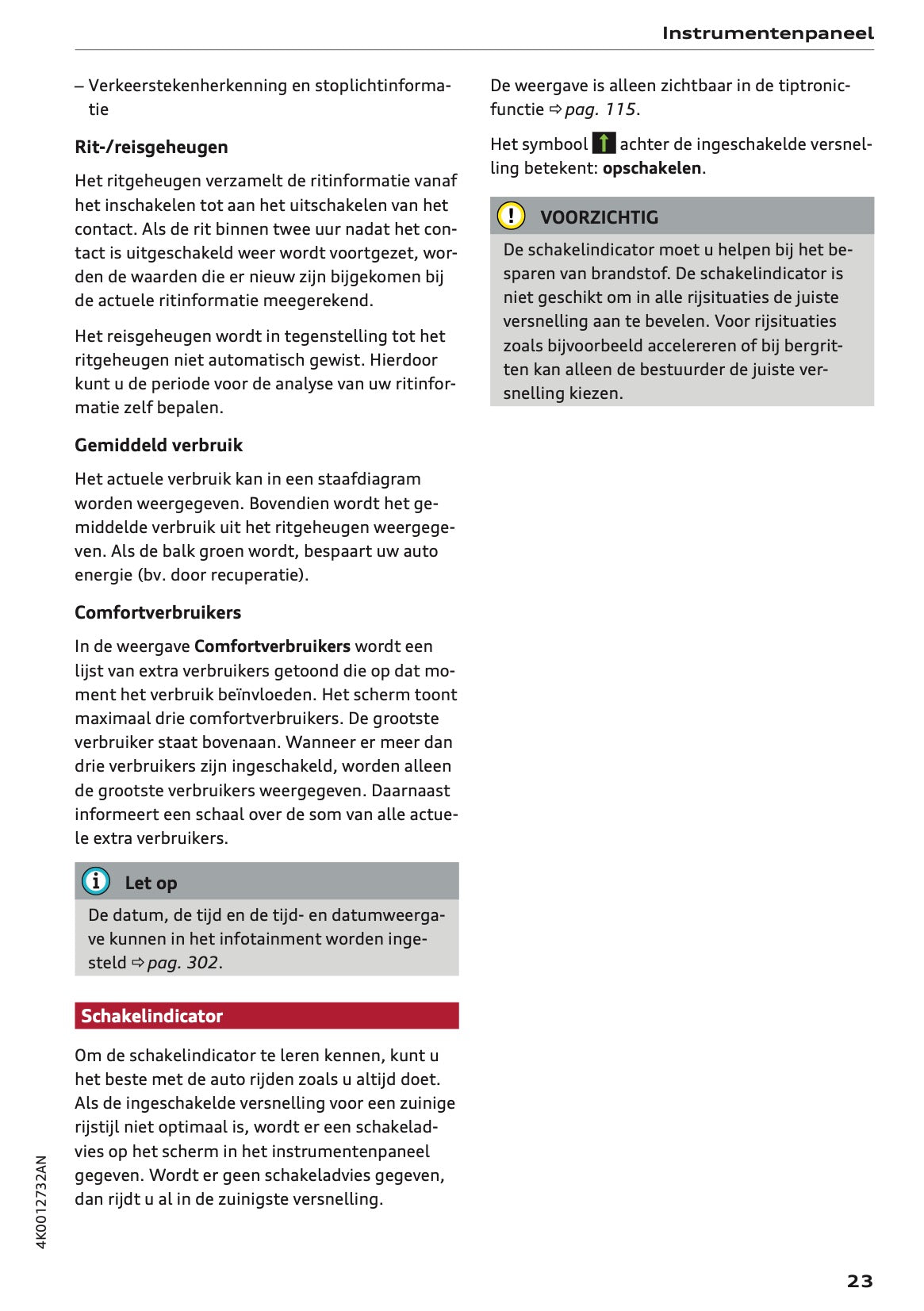 2022-2023 Audi A6 Owner's Manual | Dutch