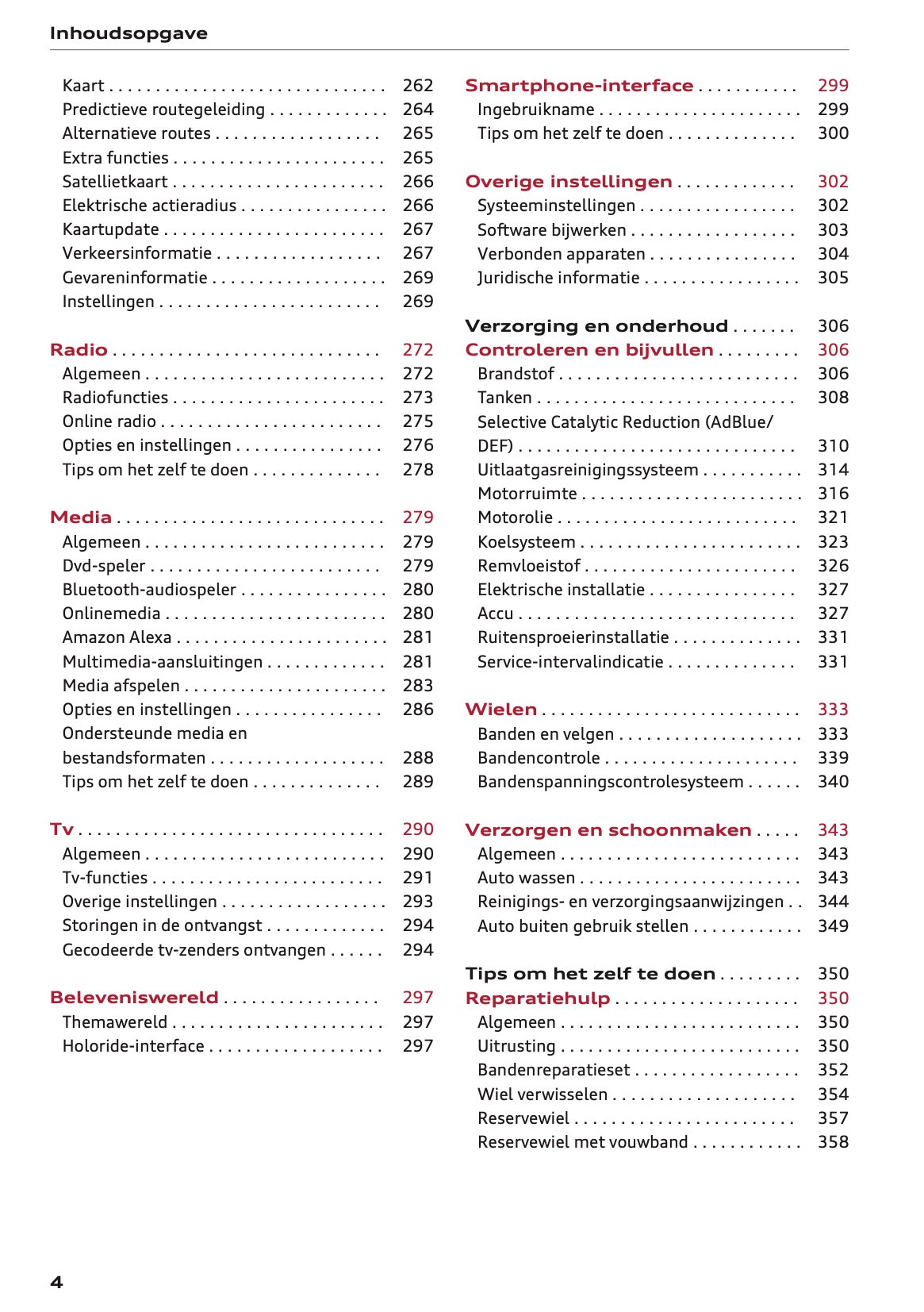2022-2023 Audi A6 Owner's Manual | Dutch