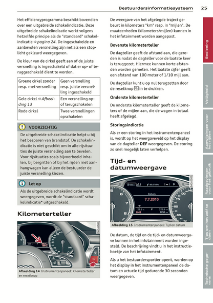 2014 Audi A6/S6 Owner's Manual | Dutch