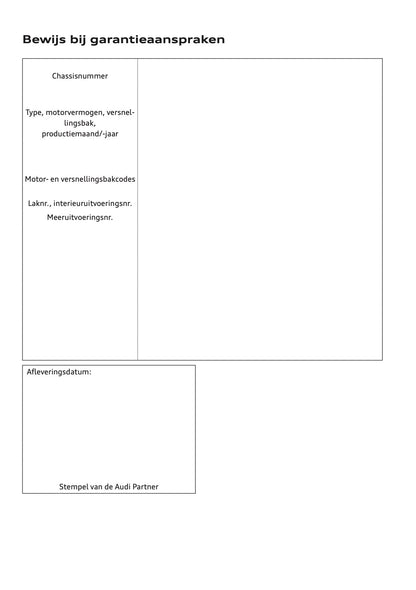 2023-2024 Audi Q2 Owner's Manual | Dutch