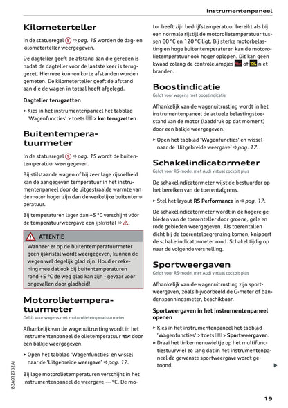 2020-2021 Audi Q3 Owner's Manual | Dutch