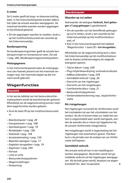2020-2021 Audi Q3 Owner's Manual | Dutch