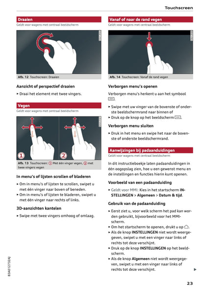 2020-2021 Audi Q3 Owner's Manual | Dutch