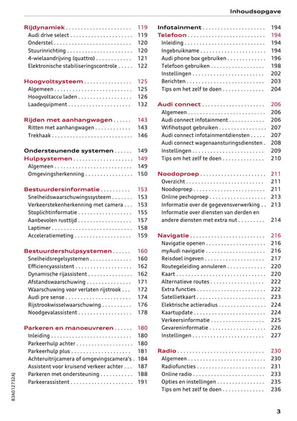2020-2021 Audi Q3 Owner's Manual | Dutch