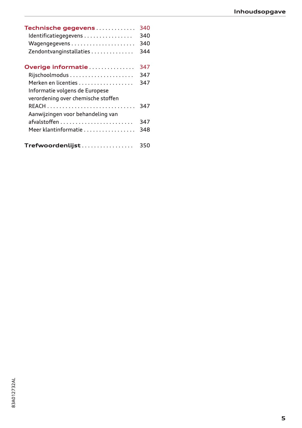 2022 Audi Q3 Owner's Manual | Dutch