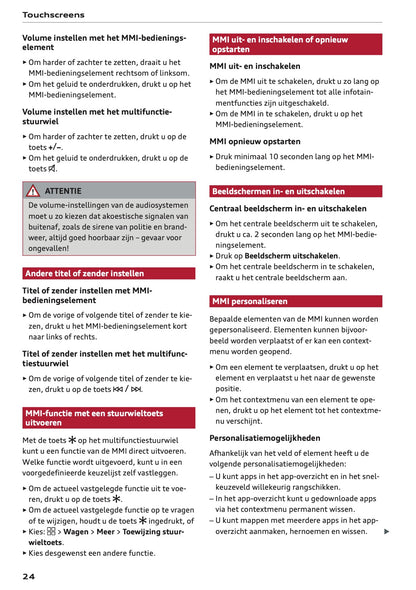 2026 Audi Q3 Owner's Manual | Dutch