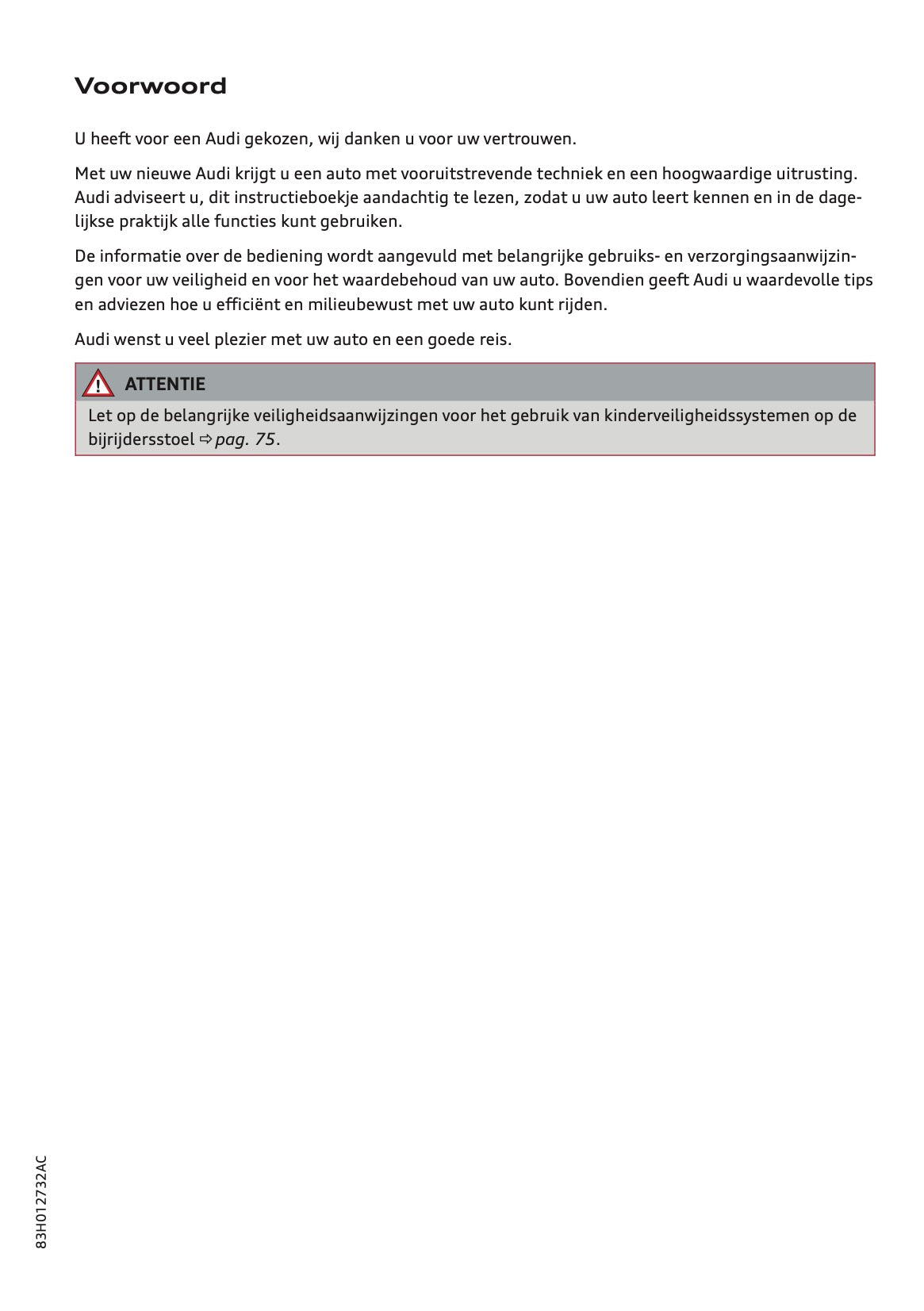 2026 Audi Q3 Owner's Manual | Dutch
