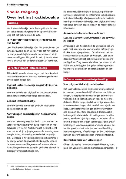 2026 Audi Q3 Owner's Manual | Dutch