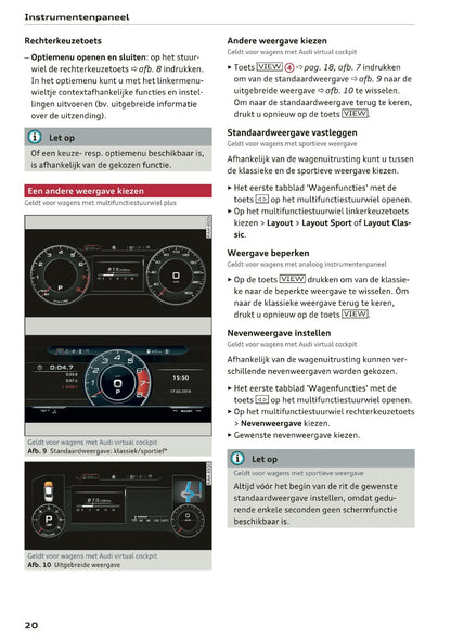 2018 Audi Q5 / SQ5 Owner's Manual | Dutch