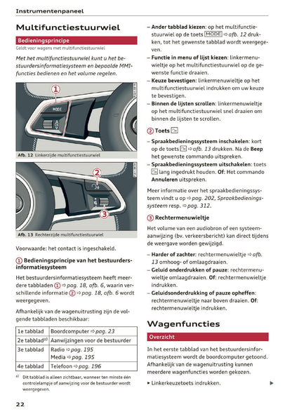 2018 Audi Q5 / SQ5 Owner's Manual | Dutch