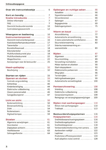 2018 Audi Q5 / SQ5 Owner's Manual | Dutch