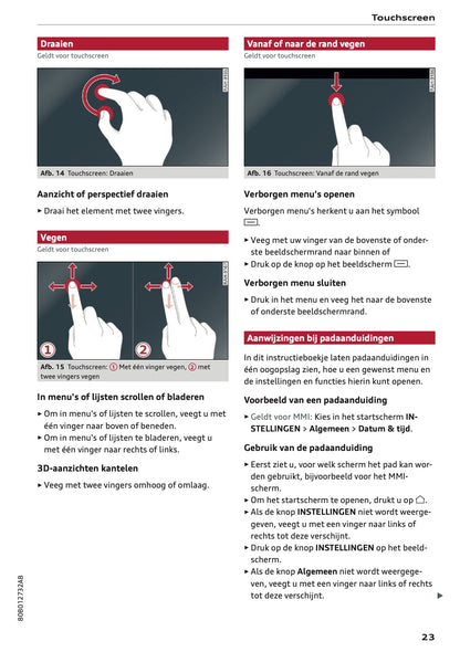 2020-2021 Audi Q5 Owner's Manual | Dutch