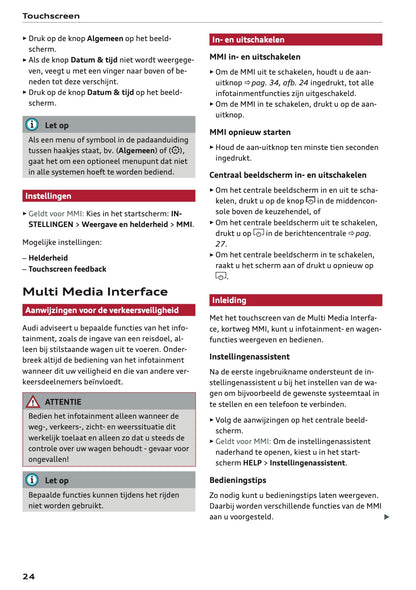 2020-2021 Audi Q5 Owner's Manual | Dutch