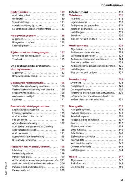 2020-2021 Audi Q5 Owner's Manual | Dutch