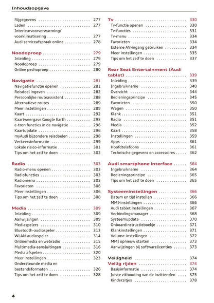 2017 Audi Q7 Owner's Manual | Dutch