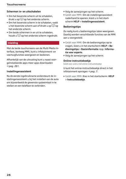 2024 Audi Q7 Owner's Manual | Dutch