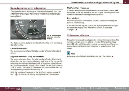 2010 Audi R8 Owner's Manual | English US