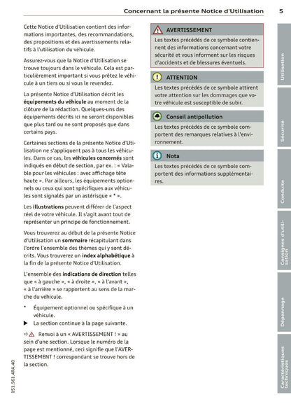 2014 Audi RS 6 Avant Owner's Manual | French