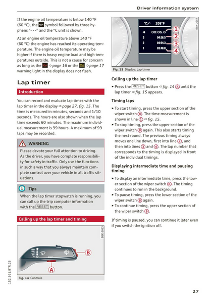 2015 Audi RS 5 Coupe Owner's Manual | English