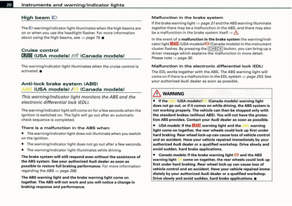 2007 Audi S6 Owner's Manual | English