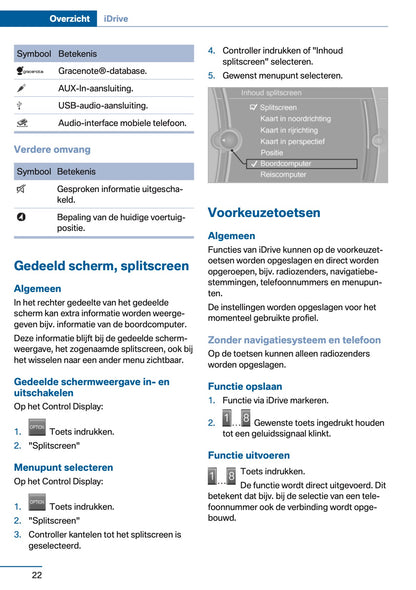 2016 BMW 1 Series Owner's Manual | Dutch