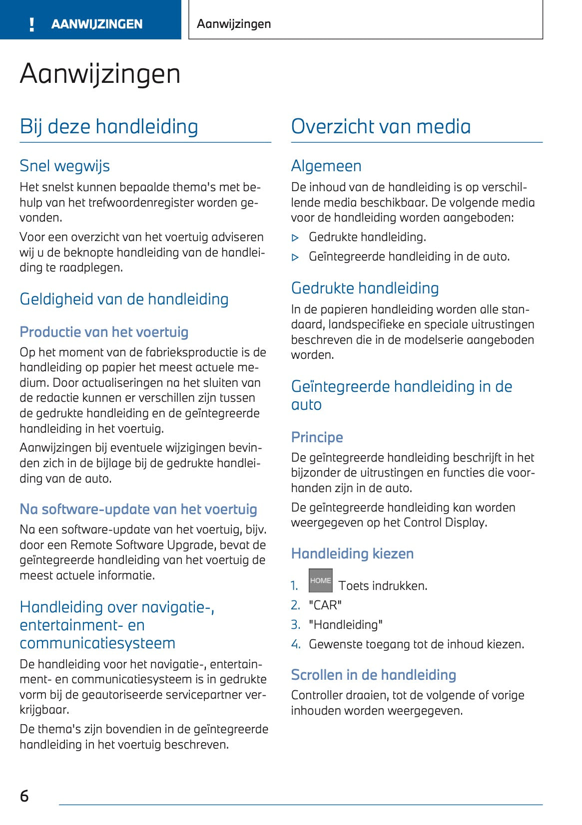2024 BMW 1 Series Owner's Manual | Dutch